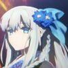 【FGO】縁日デートで指輪を贈る藤丸立香とモルガンのイラスト